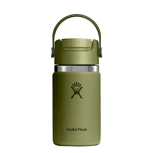 Vacuum Flask Hydro Flask 12 Oz Travel Mug Flip Sip Cap palmer green