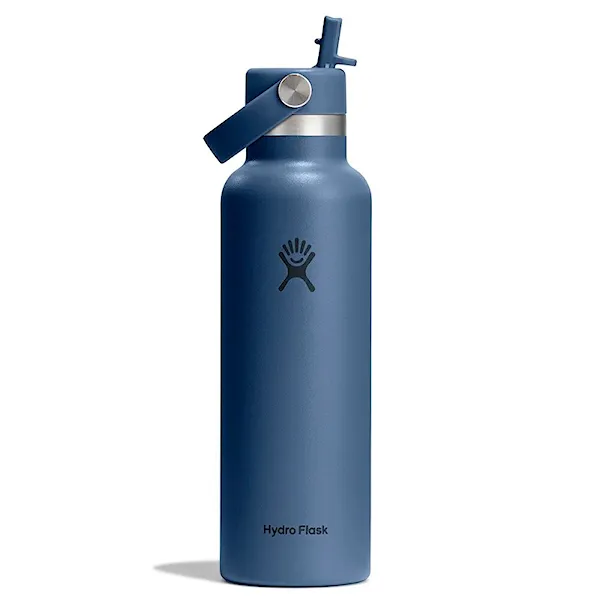 Termos Hydro Flask 21 oz Standard Flex Straw Cap harbor blue