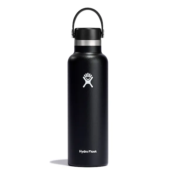 Termos Hydro Flask 21 oz Standard Mouth Flex Cap black