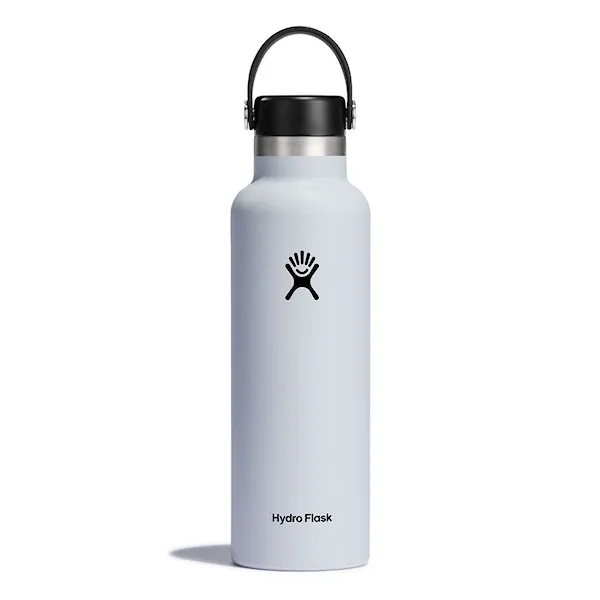 Termos Hydro Flask 21 oz Standard Mouth Flex Cap white