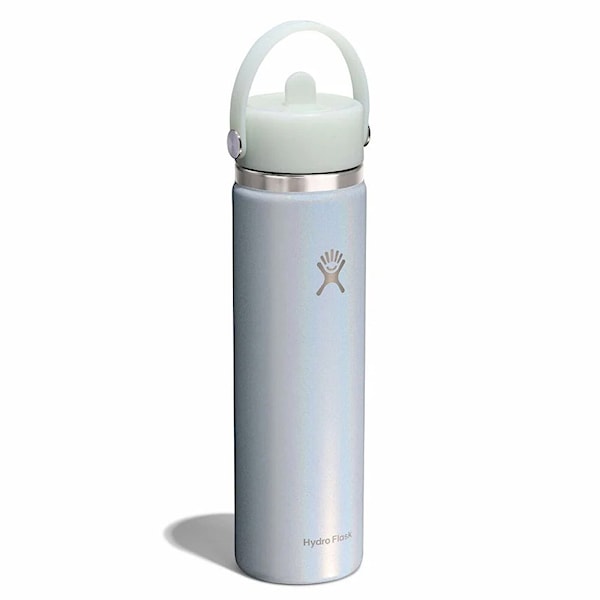 Termos Hydro Flask 24 oz Wide Flex Straw Cap glimmer blue