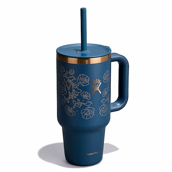 Termos Hydro Flask 32 oz Travel Tumbler western dark blue