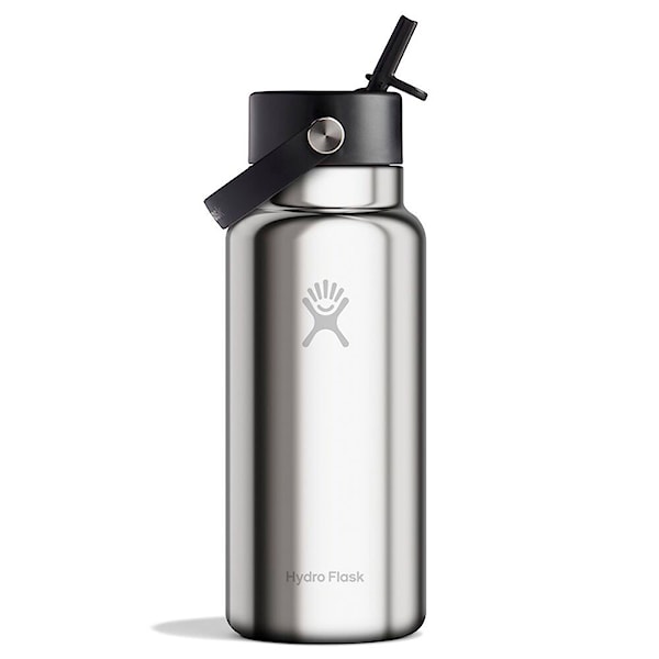 Termoska Hydro Flask 32 oz Wide Flex Straw Bottle silver