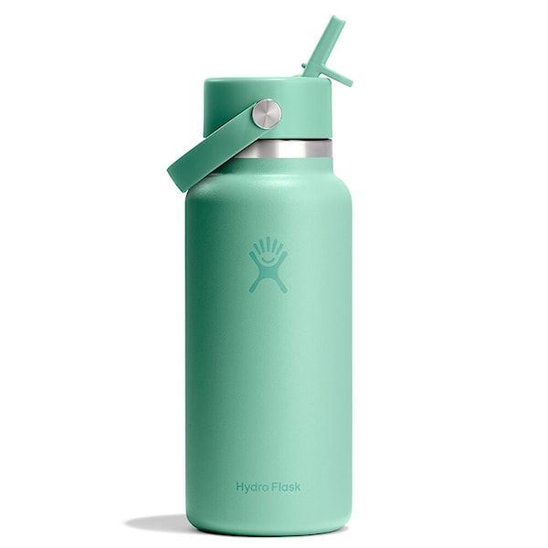 Termos Hydro Flask 32 oz Wide Flex Straw Cap mermaid green
