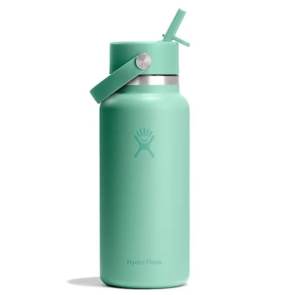 Vacuum Flask Hydro Flask 32 oz Wide Flex Straw Cap mermaid green