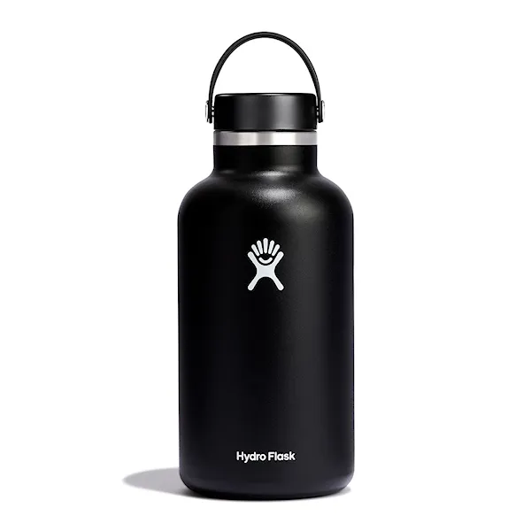 Vacuum Flask Hydro Flask 64 oz Wide Flex Cap Black black 1,890l