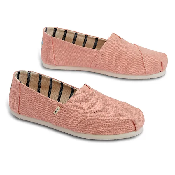 Tenisky Toms Alpargata coral pink heritage 2019