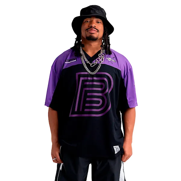 Tričko Burton B SS Jersey Shirt true black/planet purple 2026