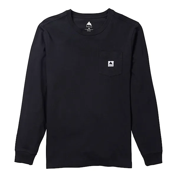 Tričko Burton Colfax LS true black 2025