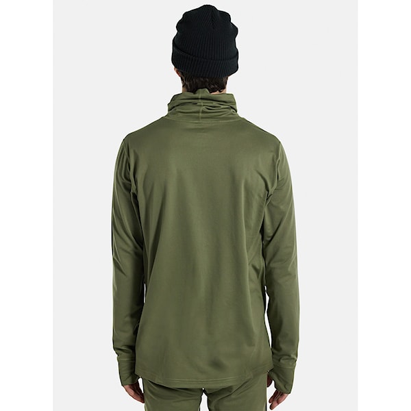 Koszulka Burton Midweight Long Neck forest moss 2025