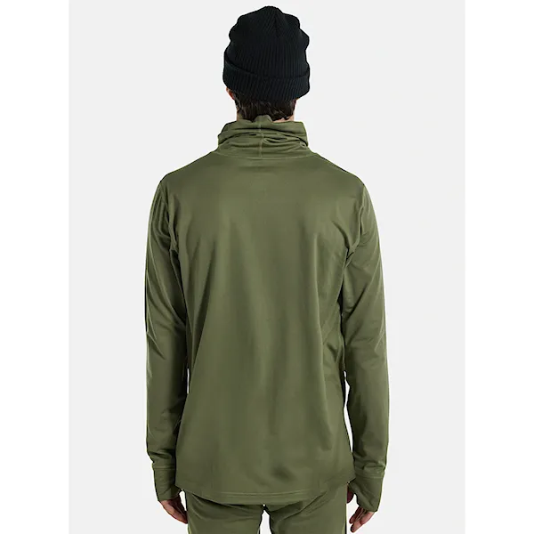 T-shirt Burton Midweight Long Neck forest moss 2025