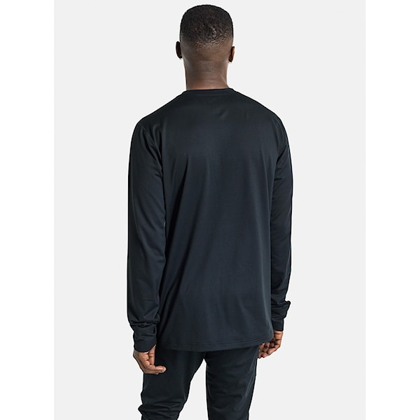 Koszulka Burton Midweight X Crew true black 2025