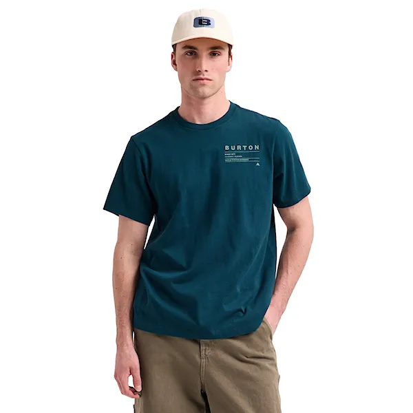 Tričko Burton Moretown SS atlantic teal 2026