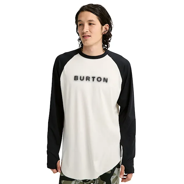 Koszulka Burton Roadie Tech Crew stout white/true black 2026