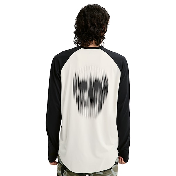 Tričko Burton Roadie Tech Crew stout white/true black 2026