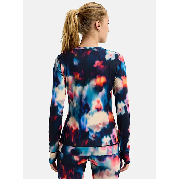 Tričko Burton Wms Midweight Crew floral blur 2026