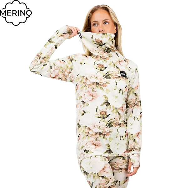 Tričko Eivy Icecold Merino Wool Gaiter Top bloom 2026