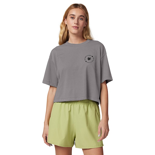 Tričko Fox Wms Byrd Crop SS stone 2024