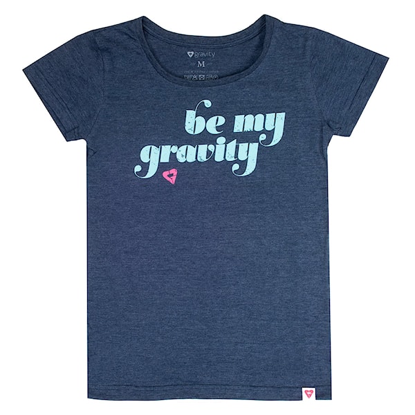 Tričko Gravity Be My Gravity indigo heather 2016