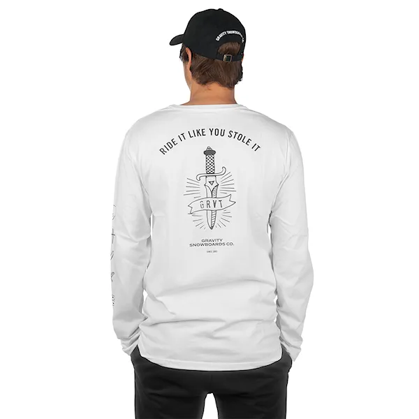 Tričko Gravity Contra Ls white 2019
