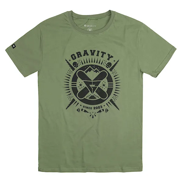 T-shirt Gravity Ready To Ride olive 2016