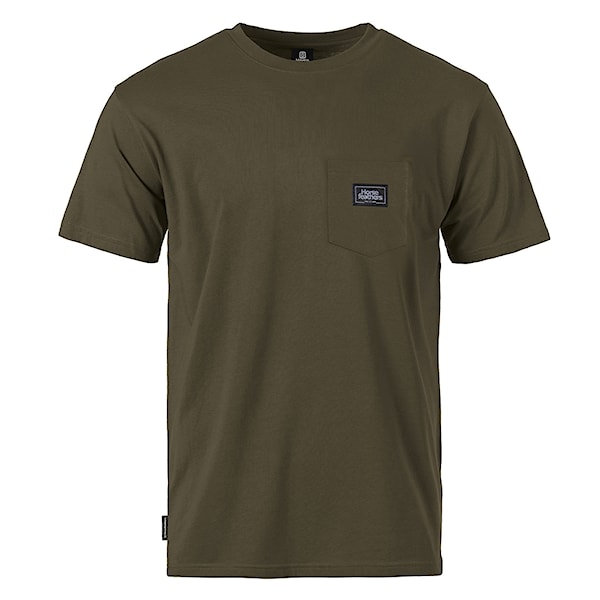 Tričko Horsefeathers Alpha burnt olive 2025
