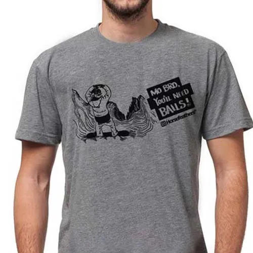 T-shirt Horsefeathers Balls Mo grey 2016
