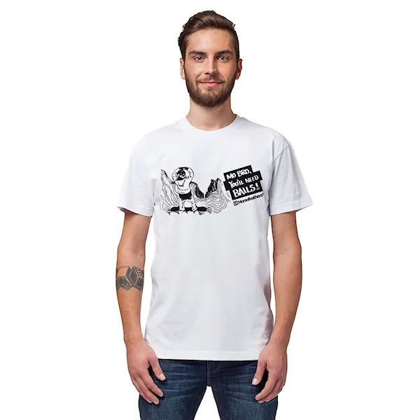 T-shirt Horsefeathers Balls Mo white 2016