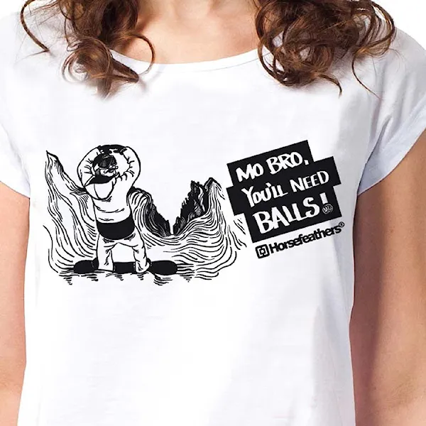 T-shirt Horsefeathers Balls Mo Wms white 2016