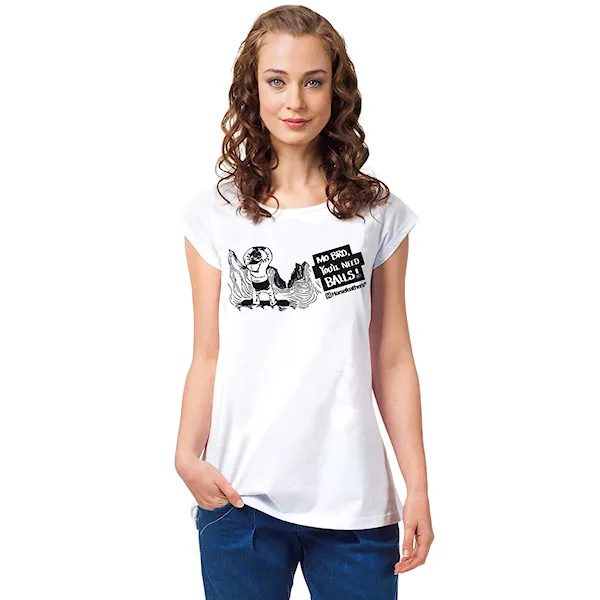 T-shirt Horsefeathers Balls Mo Wms white 2016