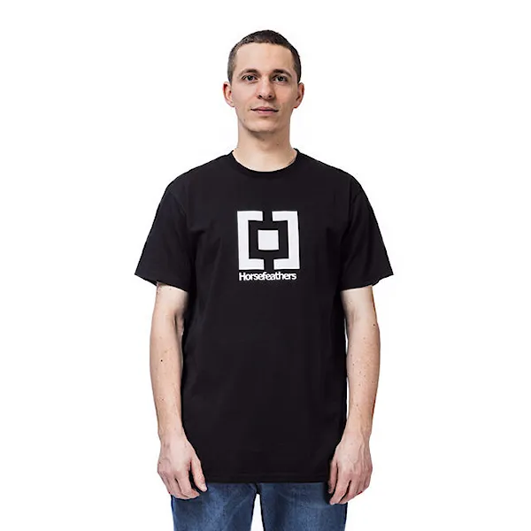 Tričko Horsefeathers Base black 2026