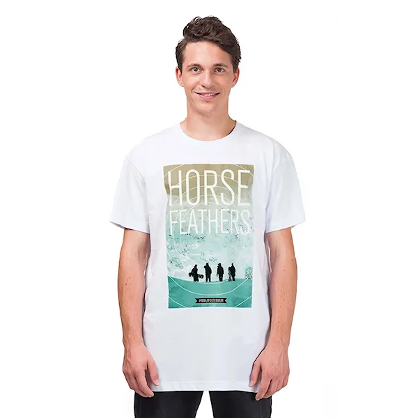 T-shirt Horsefeathers Borderline white 2016
