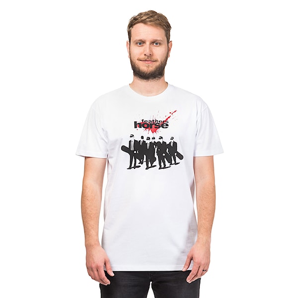 Tričko Horsefeathers Dogs white 2019