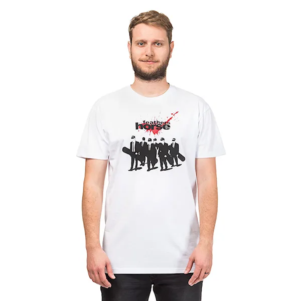 Tričko Horsefeathers Dogs white 2019