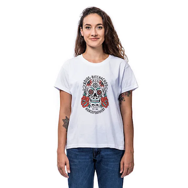 Tričko Horsefeathers Mexicana white 2020
