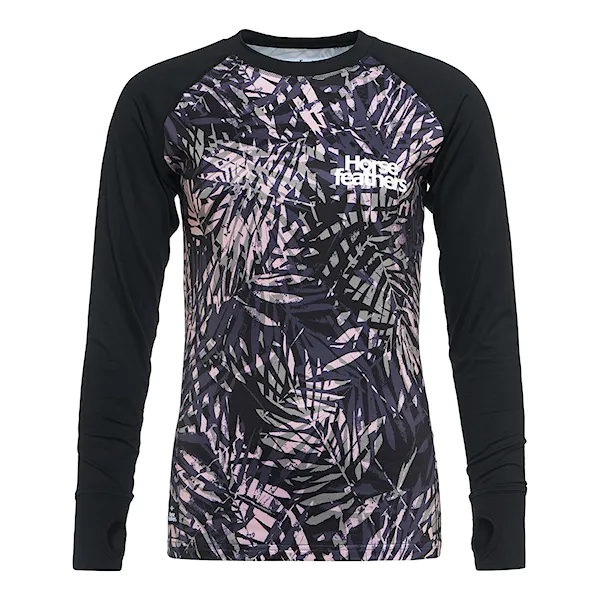 T-shirt Horsefeathers Mirra Top black leaves 2026