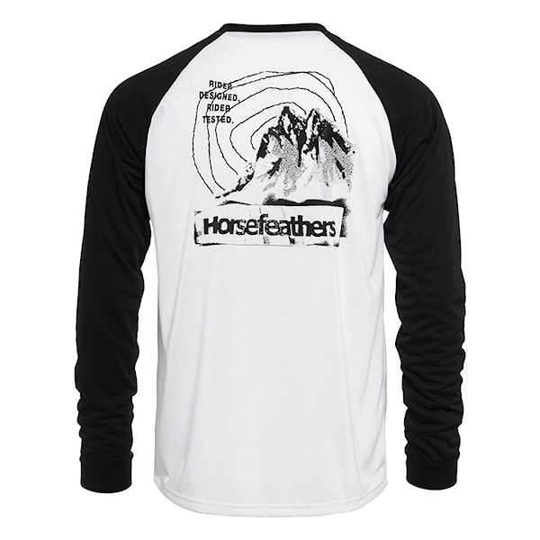 Koszulka Horsefeathers Shank LS white 2025