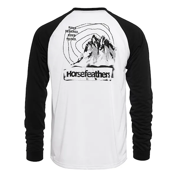 Koszulka Horsefeathers Shank LS white 2025