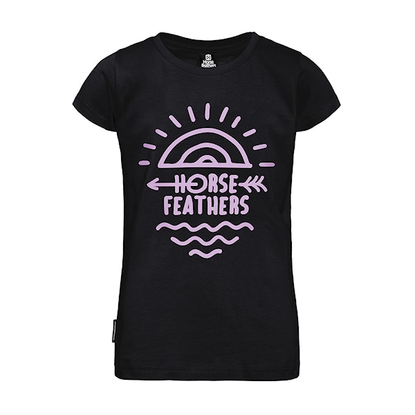 Tričko Horsefeathers Vanja Youth black 2023