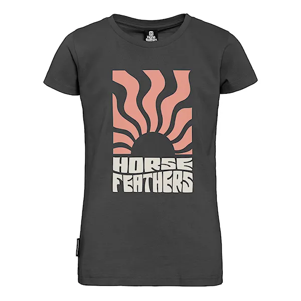 T-shirt Horsefeathers Viveca Youth gray 2024