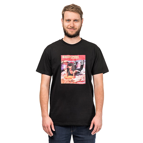 Tričko Horsefeathers Wallace black 2019