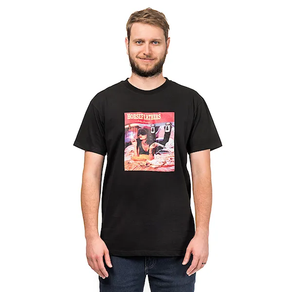 Tričko Horsefeathers Wallace black 2019