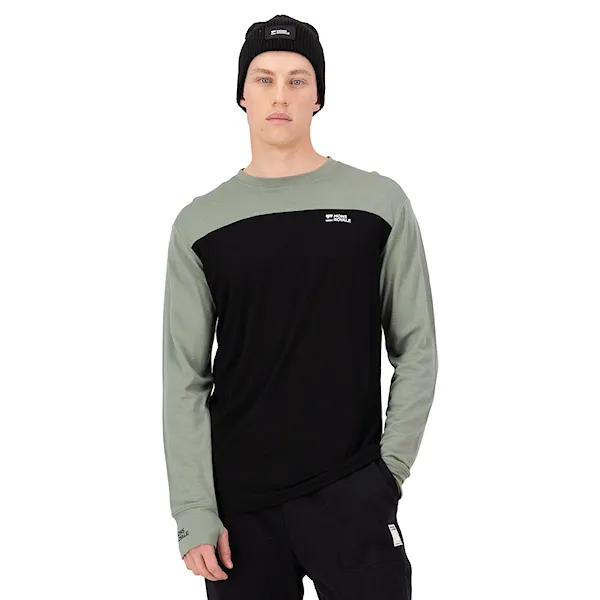 Tričko Mons Royale Yotei Merino LS willow/black 2026