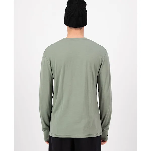 Koszulka Mons Royale Yotei Merino LS willow/black 2026