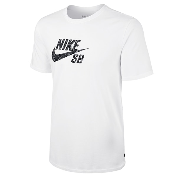 Tričko Nike SB Dri-Fit Geo Dye Icon white/black 2015