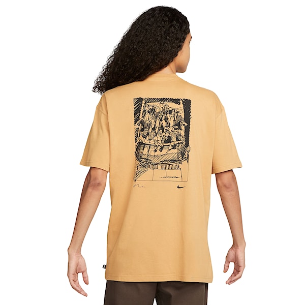 Tričko Nike SB Tee Dunk elemental gold 2022