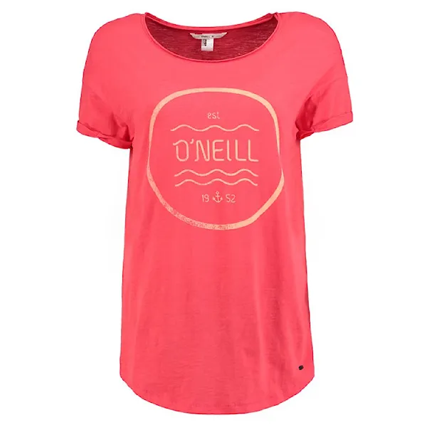Tričko O'Neill Script hibsiscus red 2016