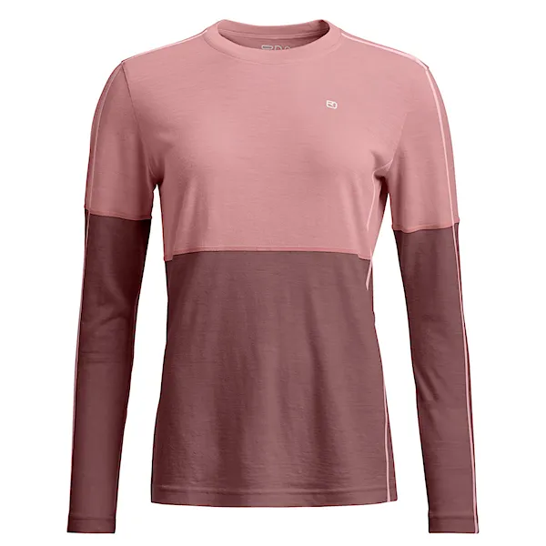 Tričko ORTOVOX Wms 185 Rock'n'wool Long Sleeve dusk rose 2026