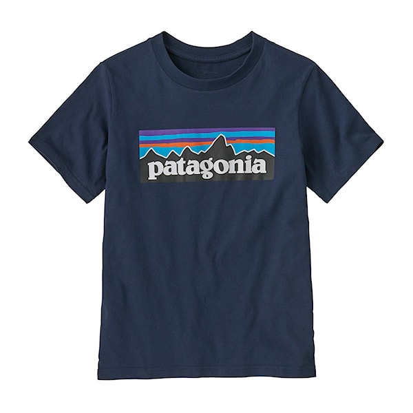 Tričko Patagonia K's P-6 Logo T-Shirt new navy 2025