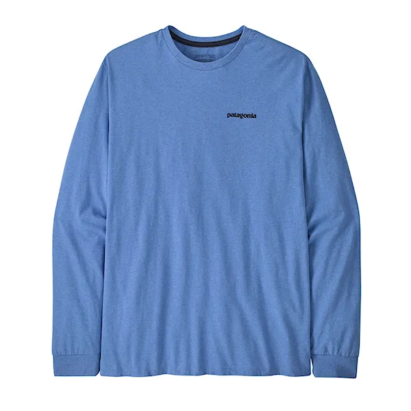 Tričko Patagonia M's L/S P-6 Logo Responsibili-Tee abundant blue 2025
